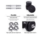Everfit 20kg Dumbbell Set