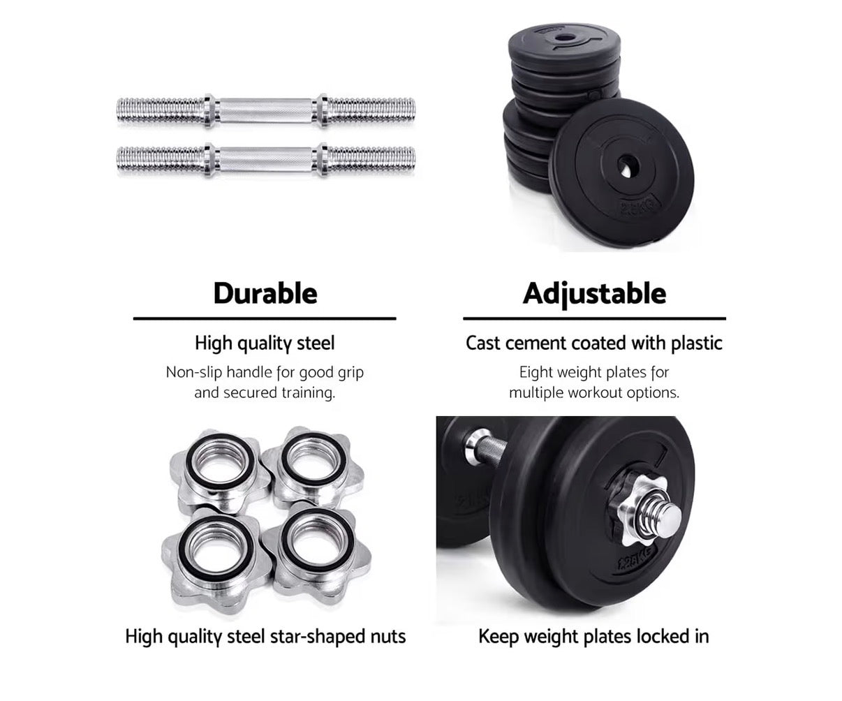 Everfit 20kg Dumbbell Set
