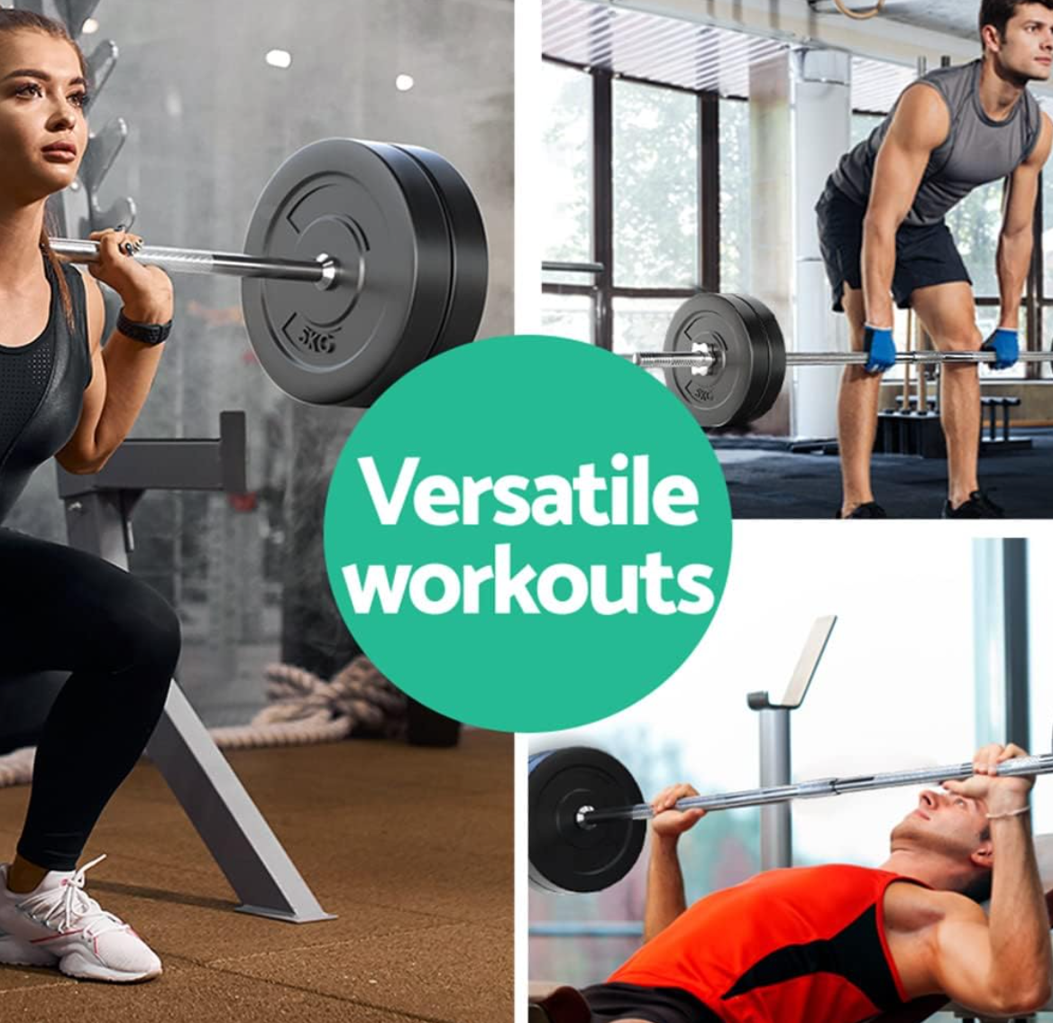 Everfit 28kg Barbell Set