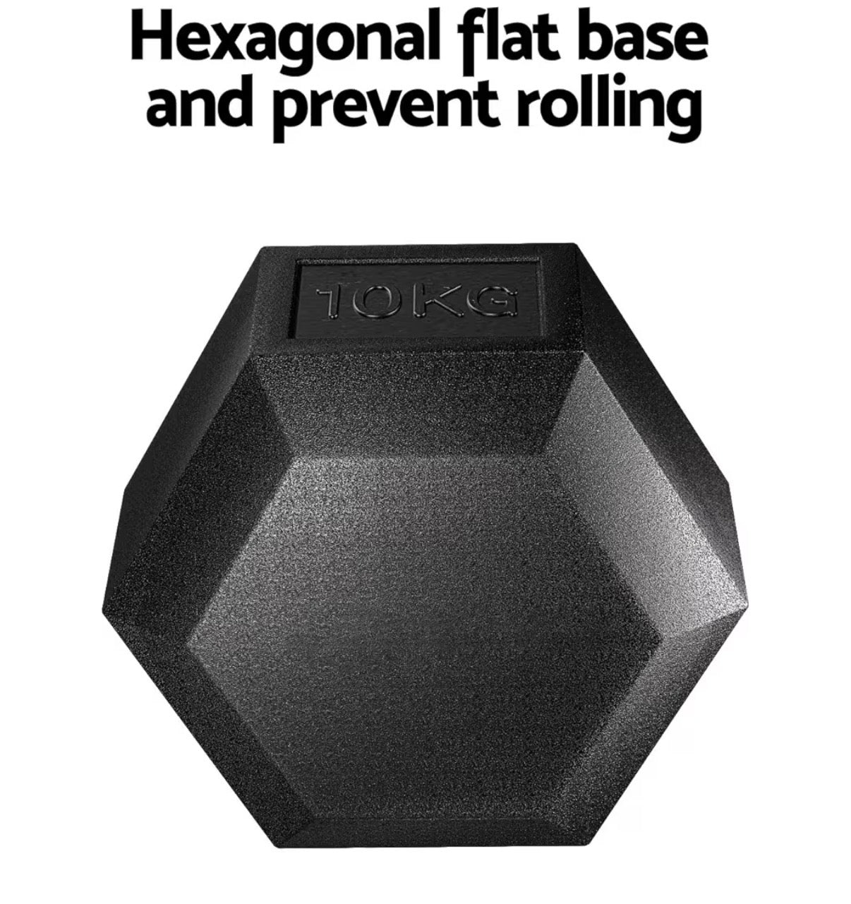 Everfit 20kg Hex Dumbbells Set