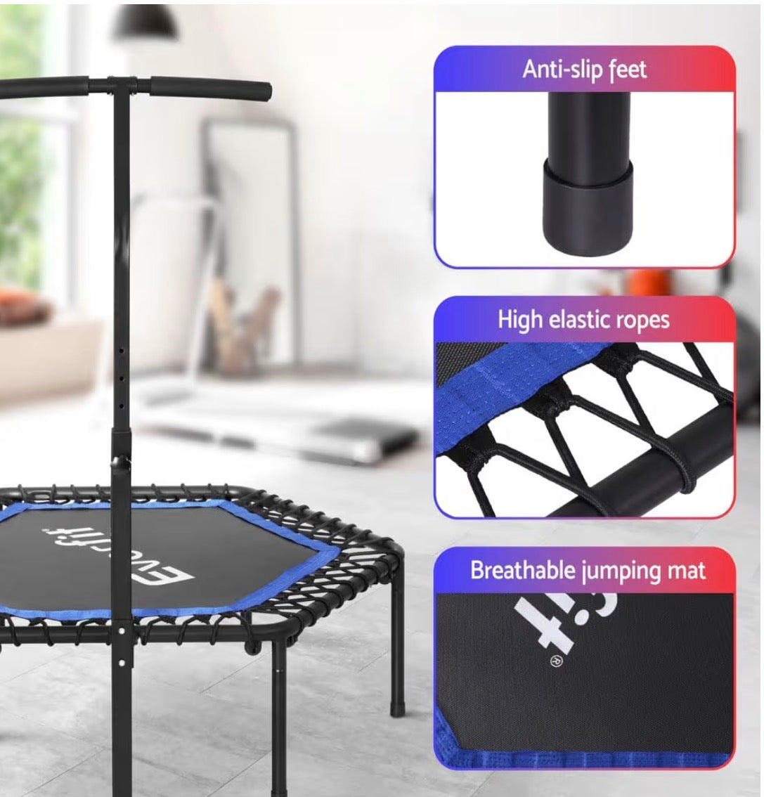 Everfit 48inch Hexagon Trampoline Blue