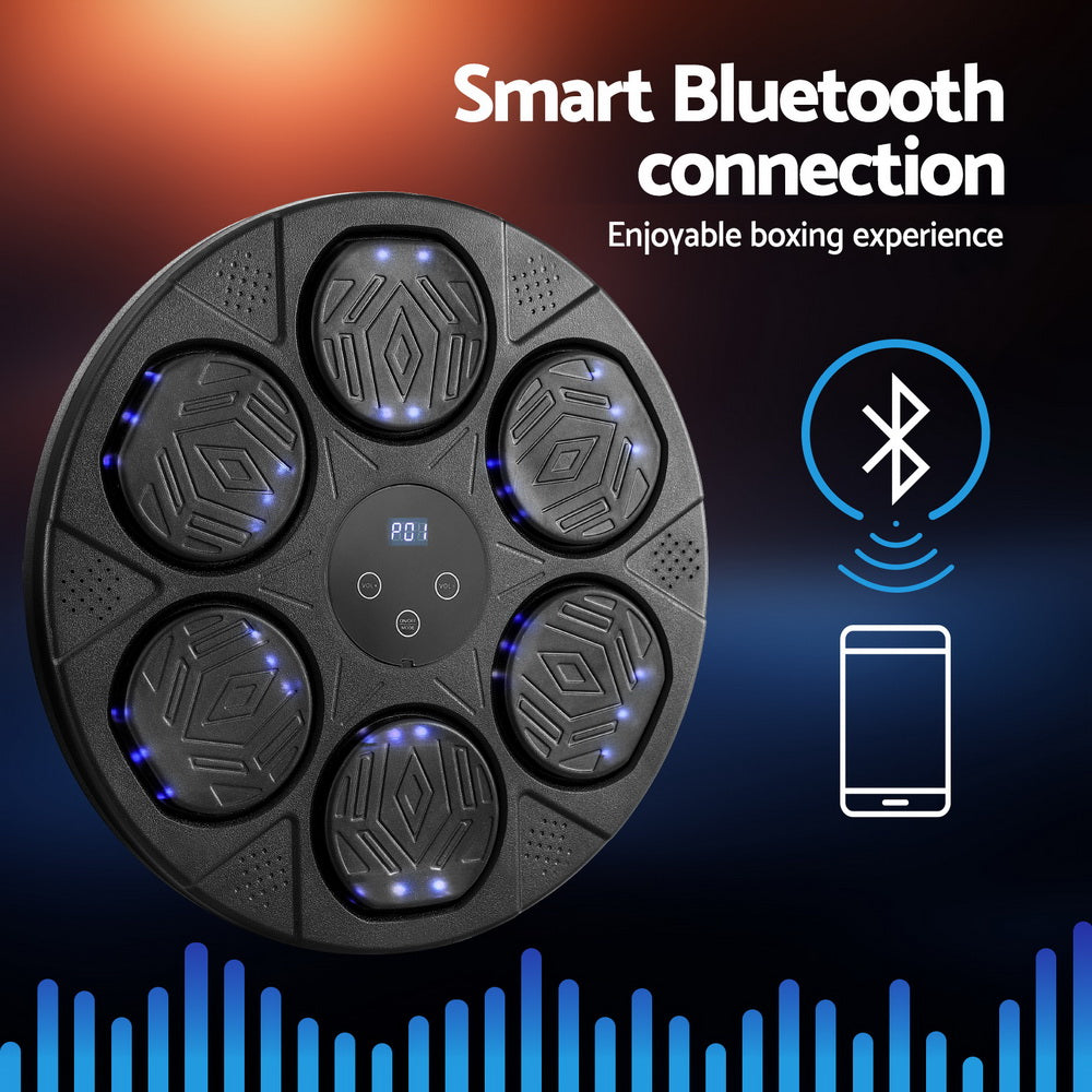 Máquina de Boxeo Everfit Bluetooth LED Con Guantes