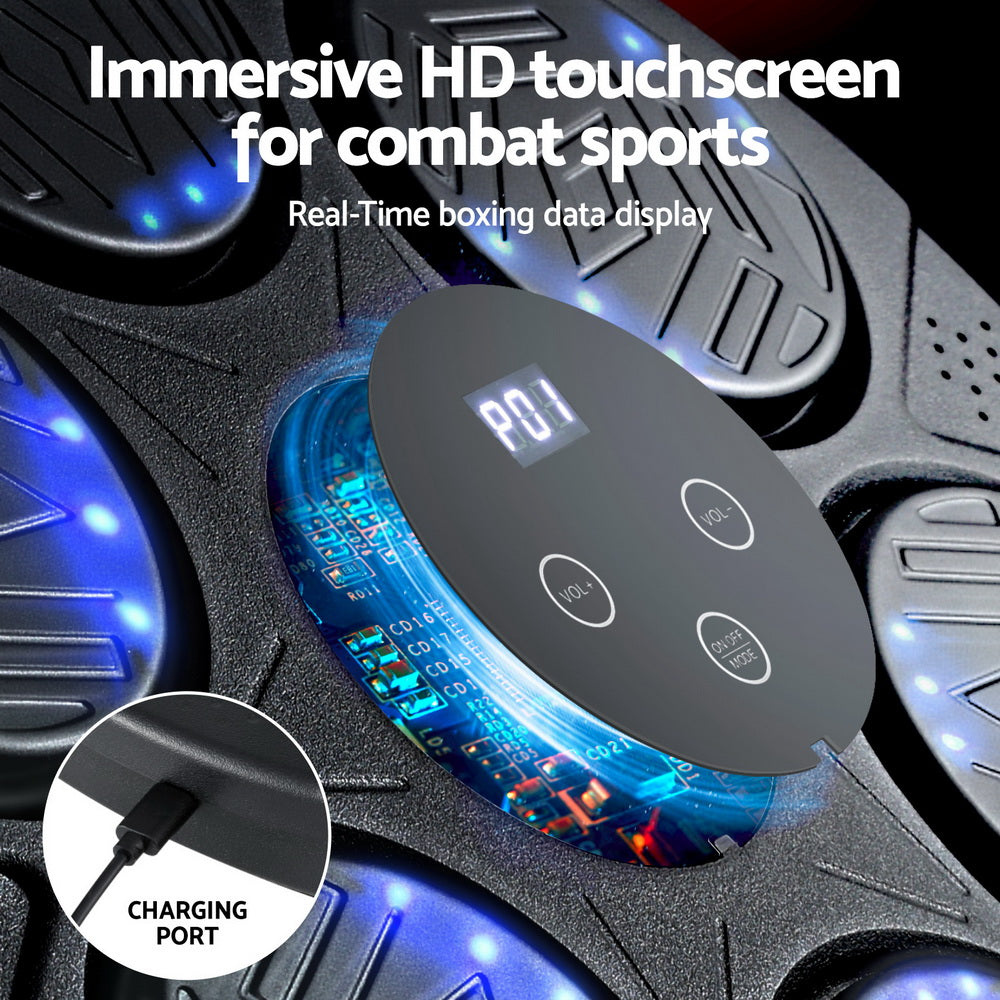 Everfit Interactive Boxing Machine – Bluetooth LED + Gloves