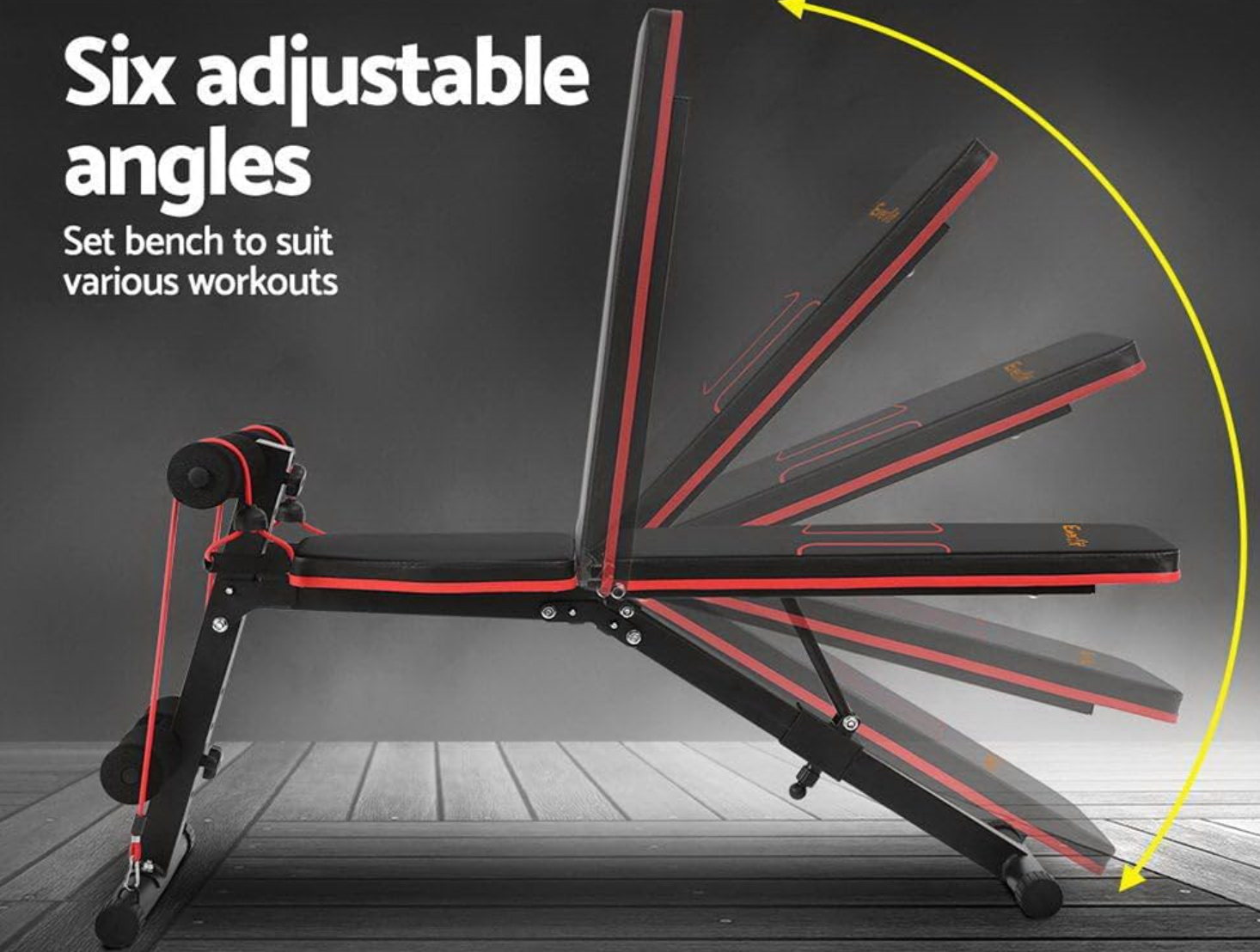 Everfit Adjustable FID Weight Bench