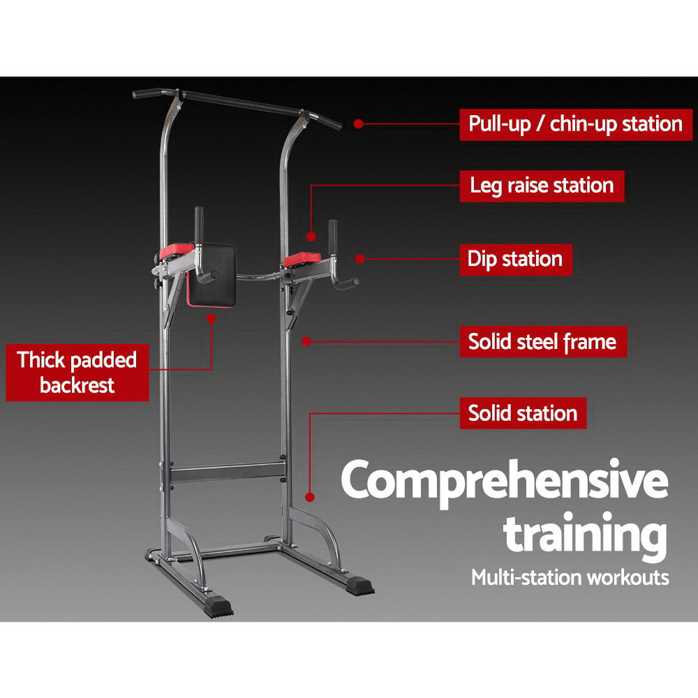 Everfit Weight Chin Up Tower