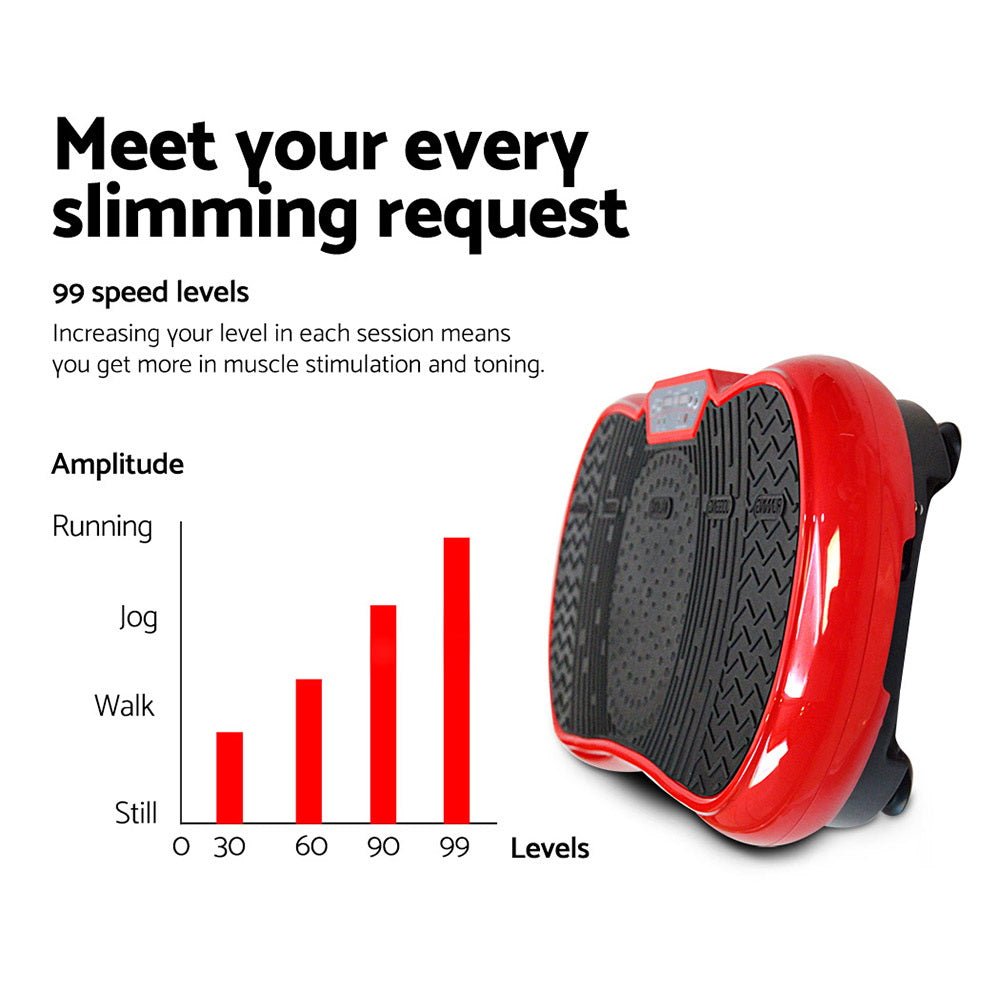 Everfit Vibration Machine Platform Red