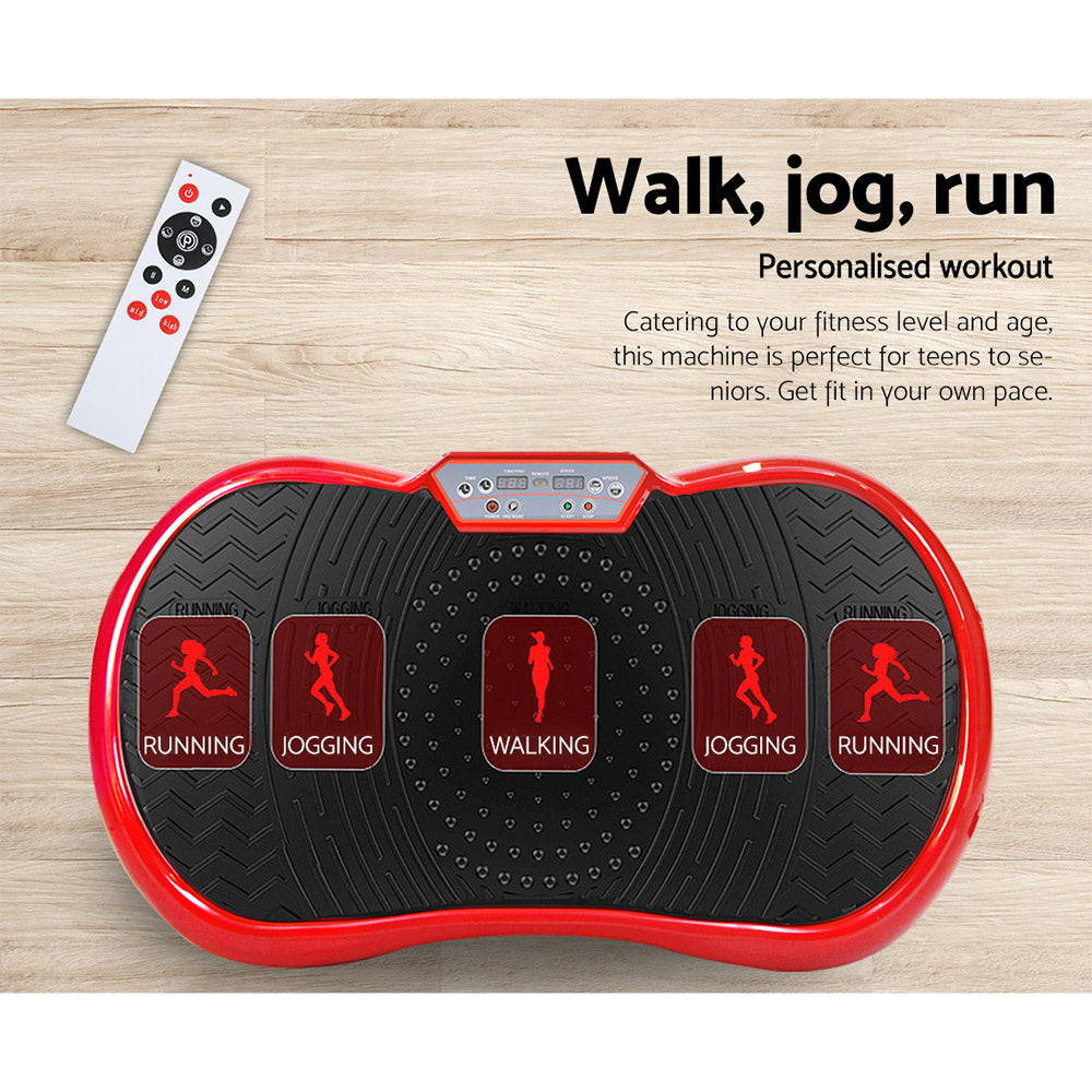Everfit Vibration Machine Platform Red