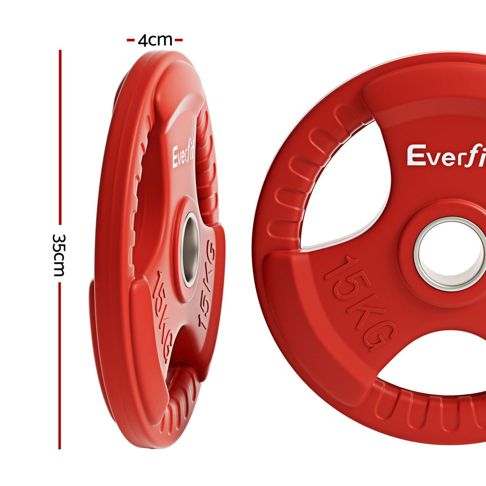Everfit Olympic Weight Plates 15kg x2