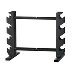 Everfit Dumbbells Rack Dumbbell Kettlebell Stand Home Gym Storage 200kg Capacity