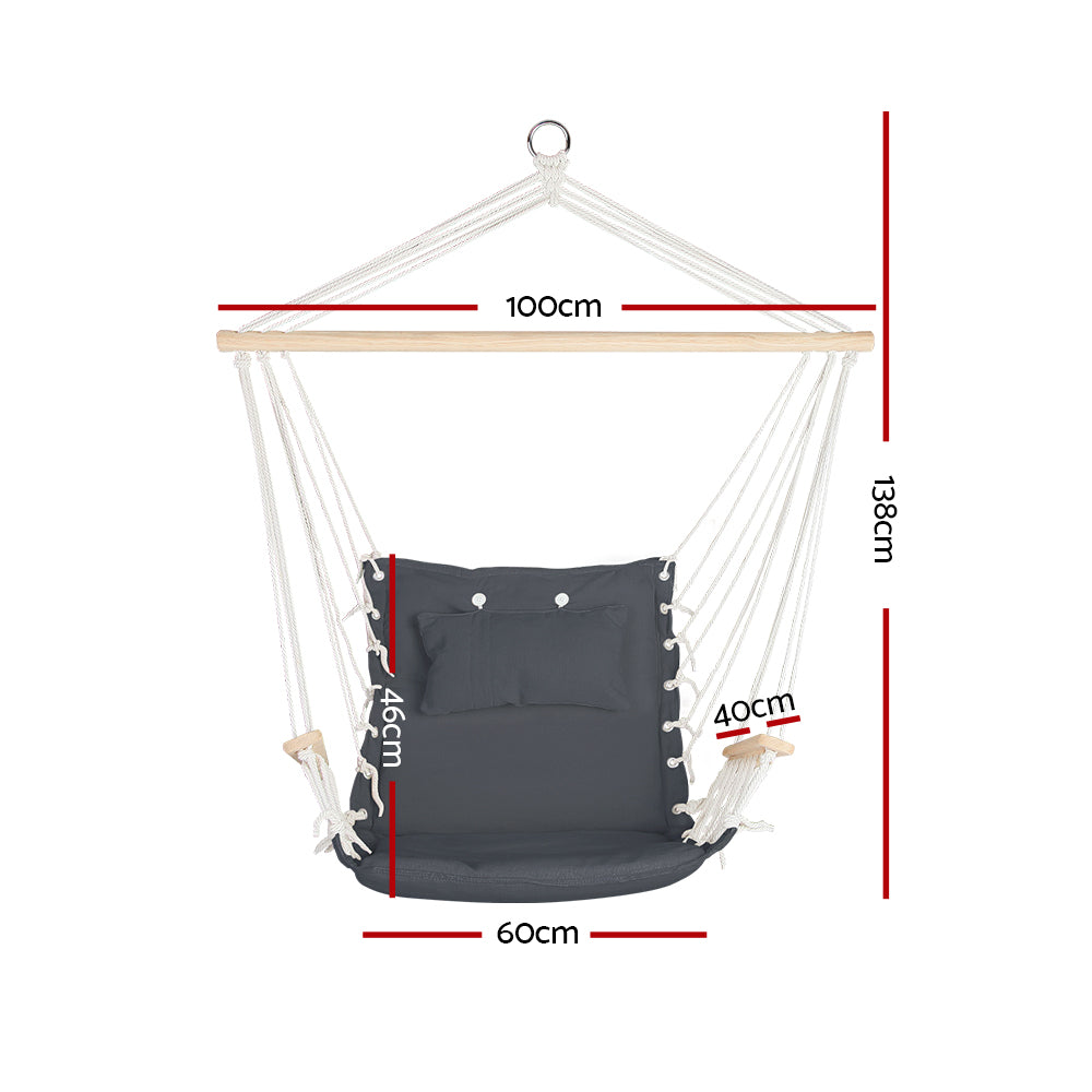 Gardeon Hammock Chair With Armrest