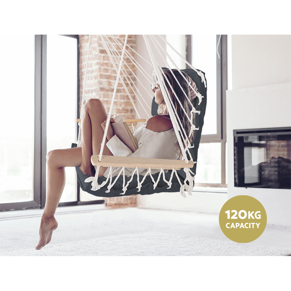 Gardeon Hammock Chair With Armrest