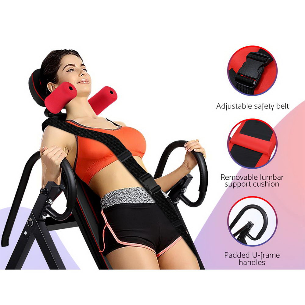 Everfit Gravity Back Stretcher Black/Red