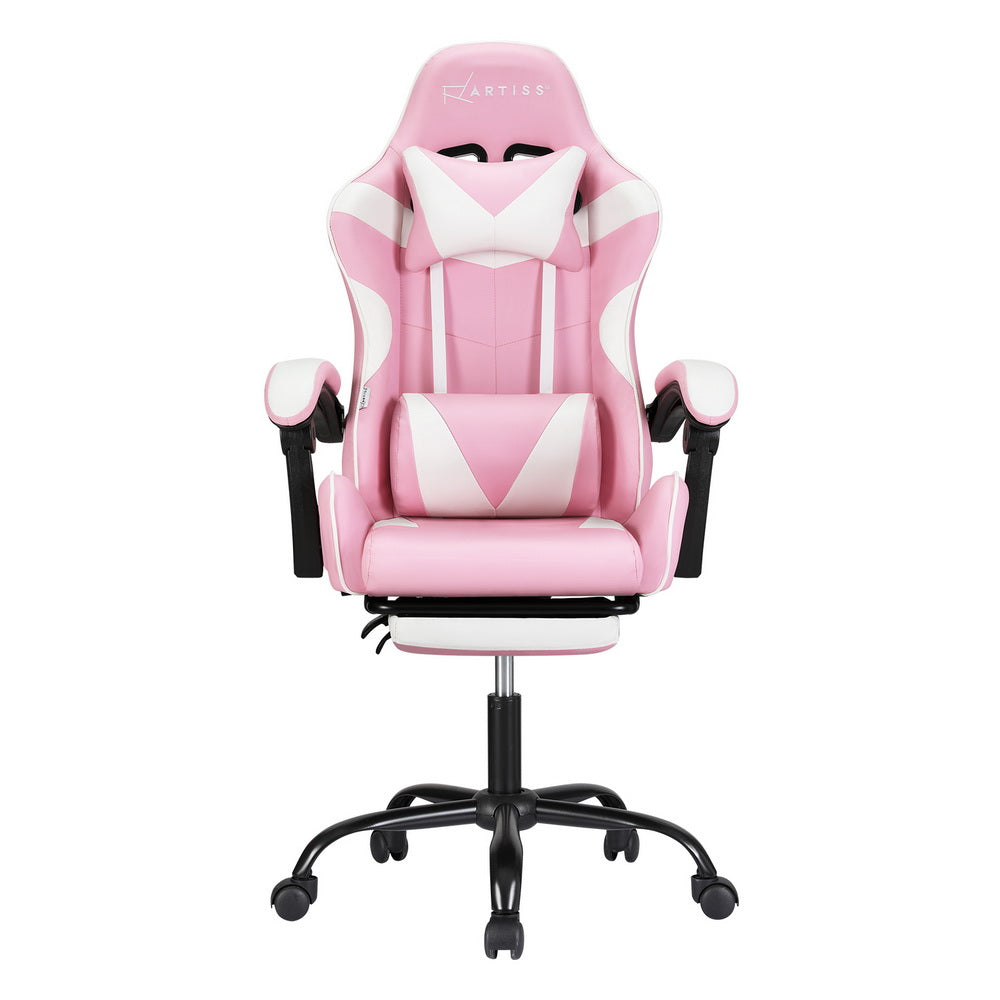 Artiss 2 Point Gaming Chair Pink