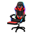 Artiss 6 Point Massage Gaming Chair Red