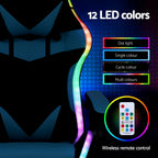 Artiss RGB Gaming Chair Cyan