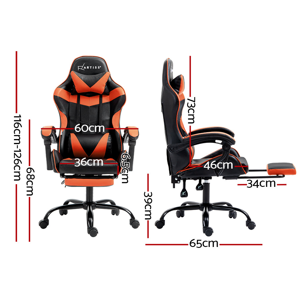 Artiss Gaming Chair Executive Orange