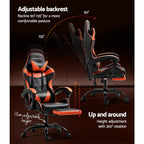 Artiss Gaming Chair Executive Orange