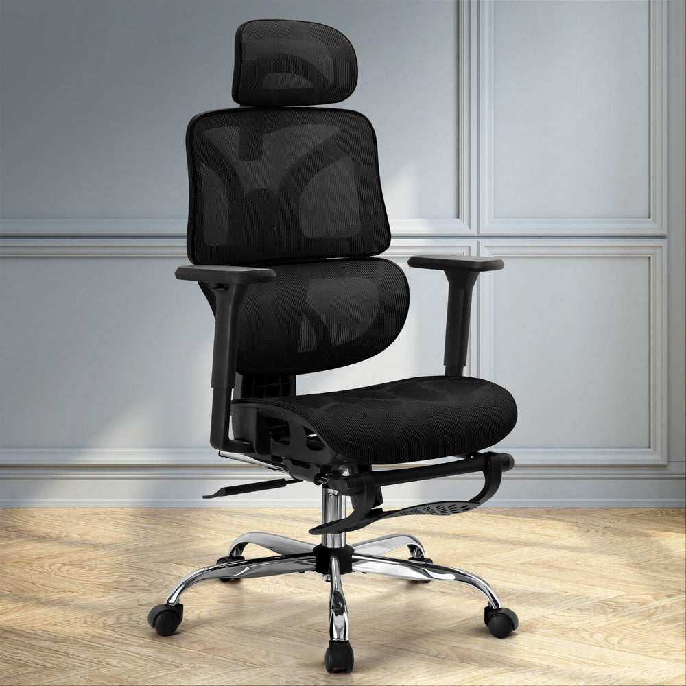 Artiss Ergonomic Chair With Footrest