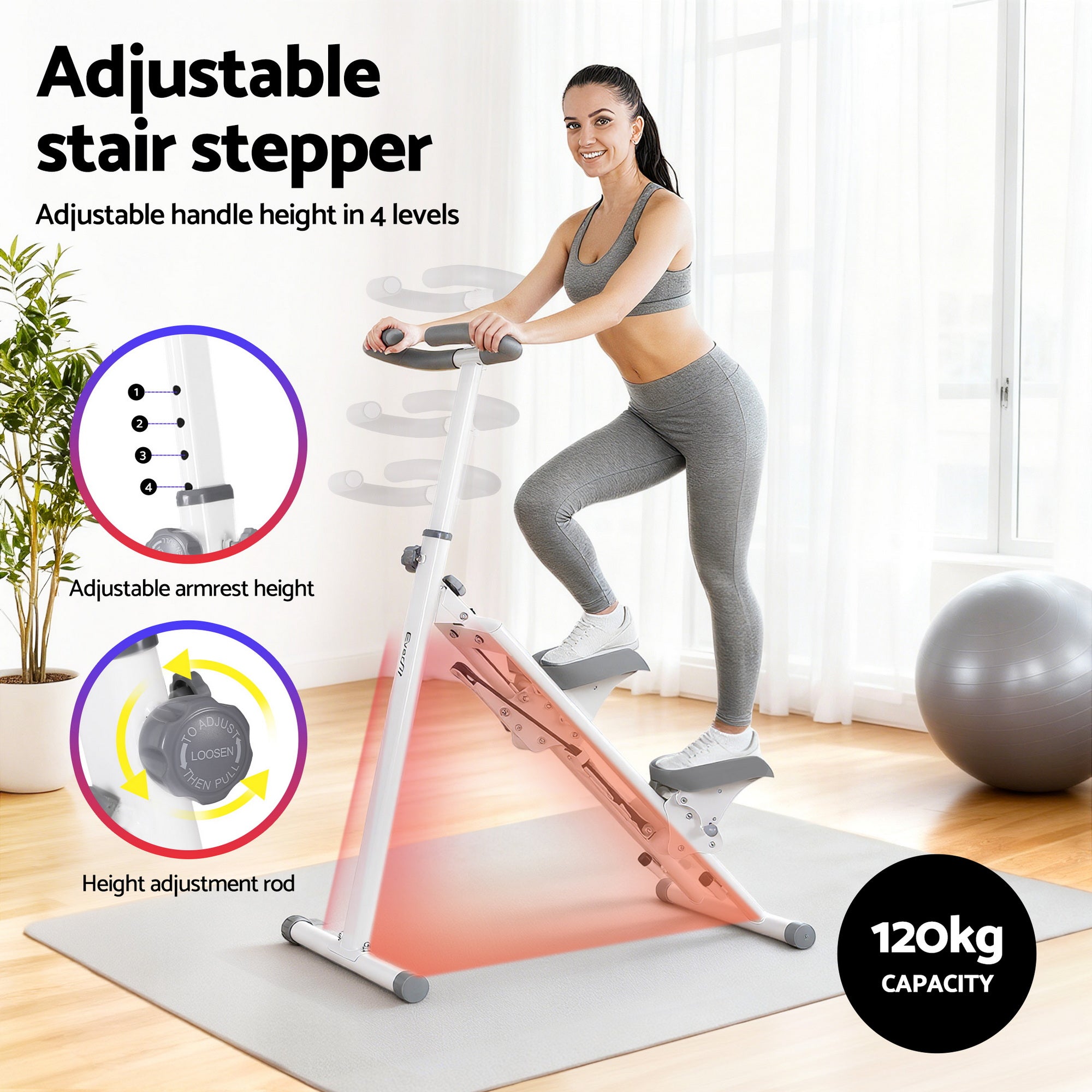 Everfit Foldable Step Machine