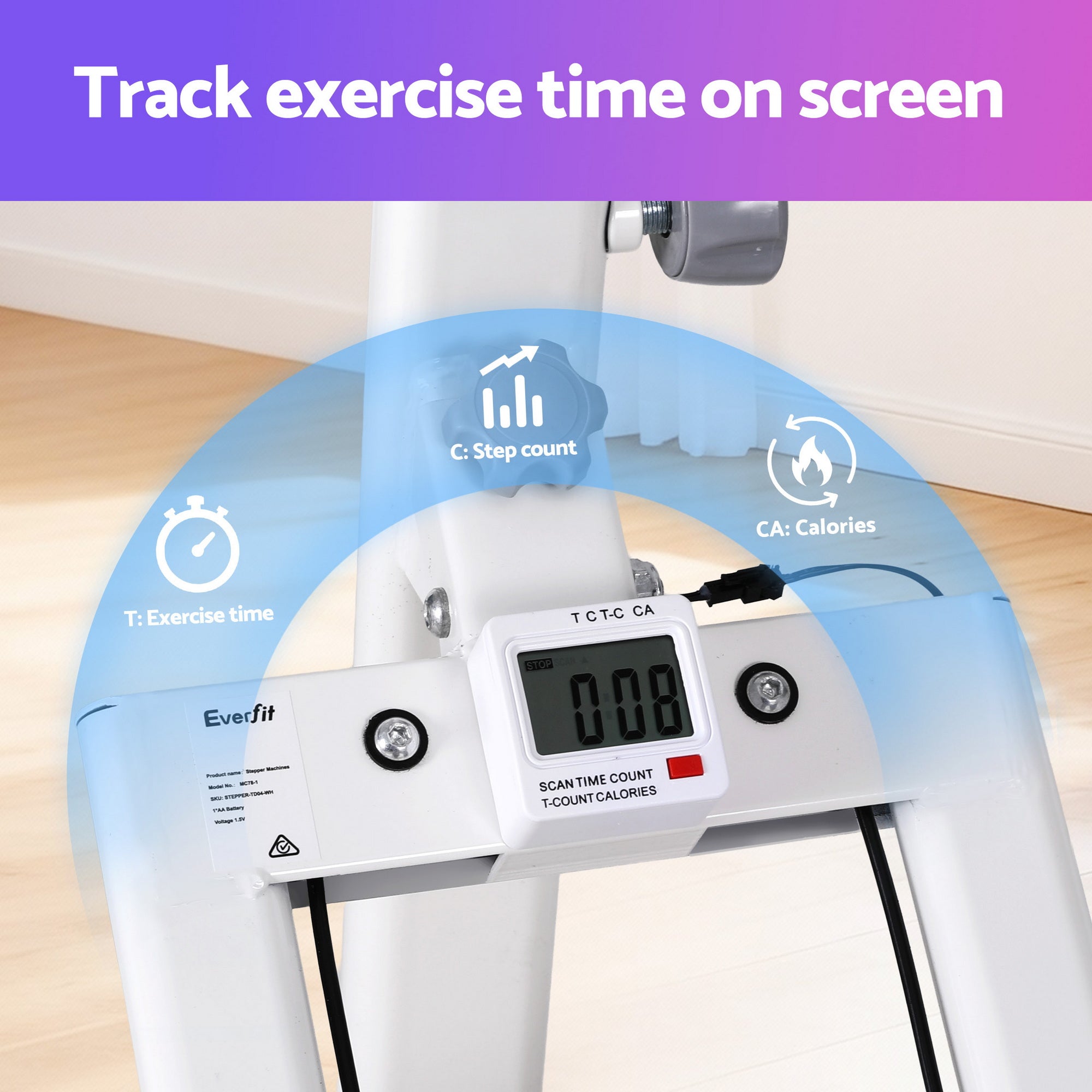 Everfit Foldable Step Machine