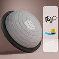 Hemisphere Trainer – Portable Inflatable Balance Trainer, specifically designed for core training, yoga, rehabilitation, and Pilates, equipped with a stable base. Suitable for home gyms, fitness centers, and physical conditioning.（GREY）