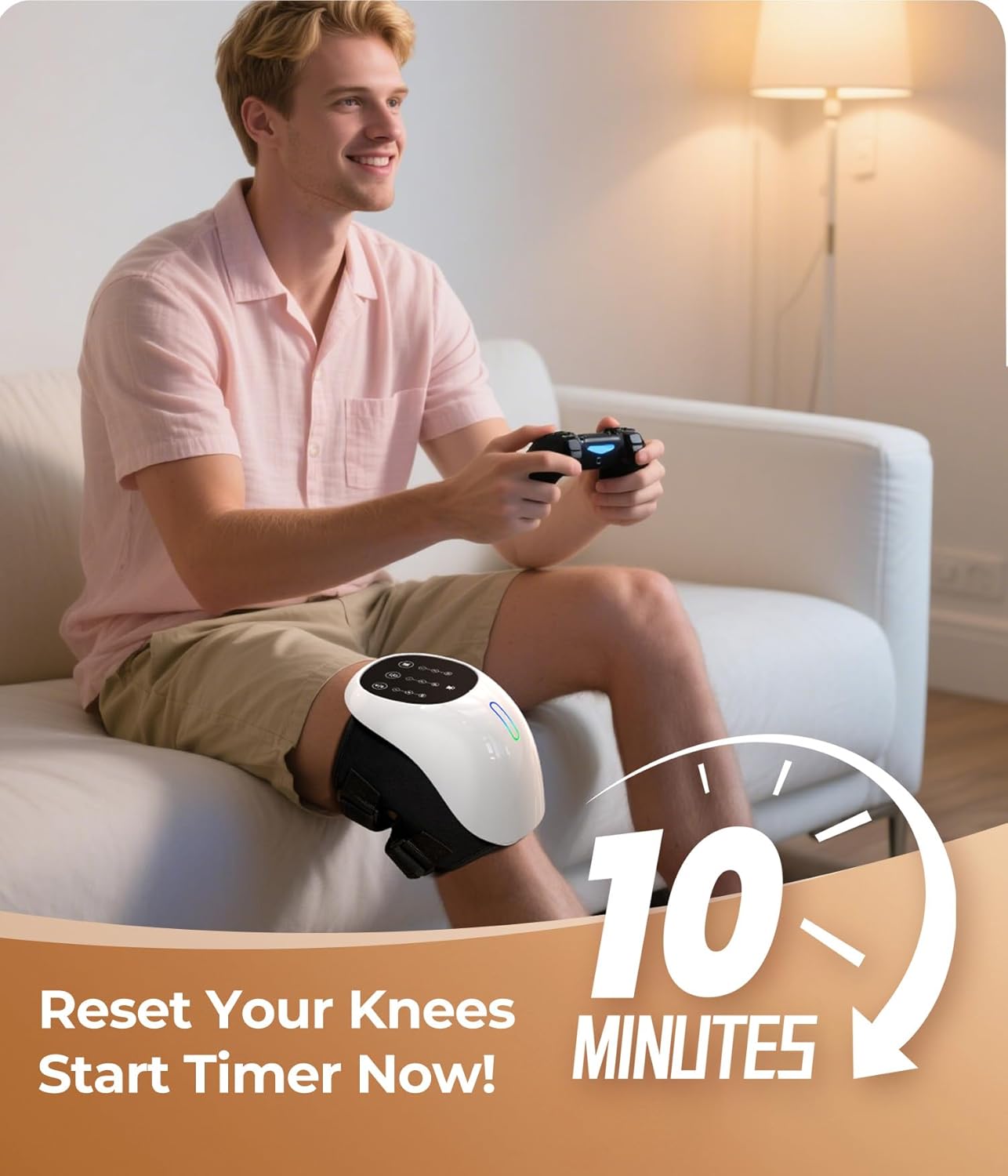 Cordless 360° Knee Massager