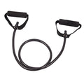 Resistance Bands with Handles, Exercise Bands with Handles, Single Resistance Bands for Resistance Training, Physical Therapy,Home Workouts, Fitness, Pilates,Shoulder And Neck Stretching Equipment Black