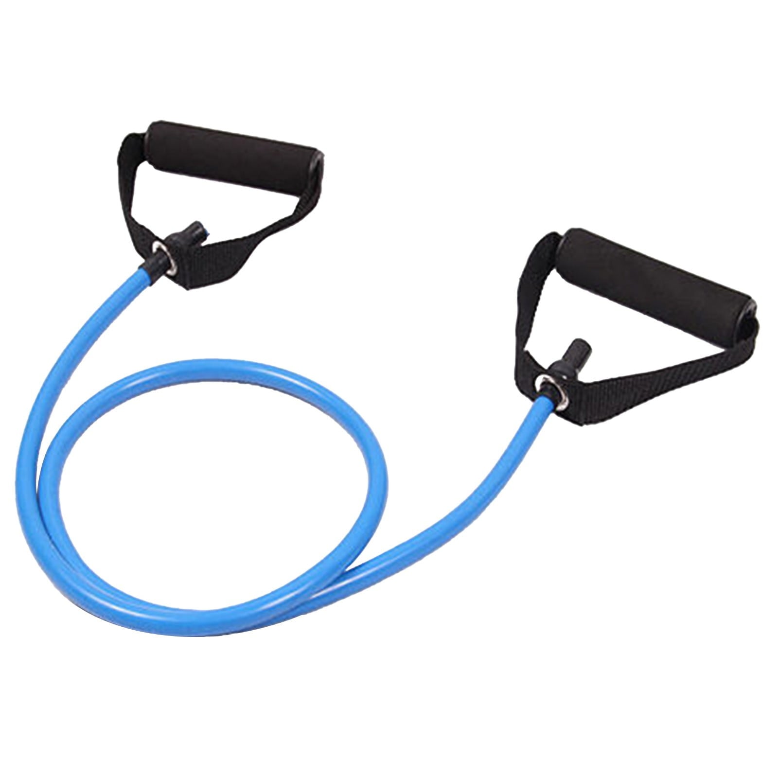 Resistance Bands with Handles, Exercise Bands with Handles, Single Resistance Bands for Resistance Training, Physical Therapy,Home Workouts, Fitness, Pilates,Shoulder And Neck Stretching Equipment Blue