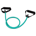 Resistance Bands with Handles, Exercise Bands with Handles, Single Resistance Bands for Resistance Training, Physical Therapy,Home Workouts, Fitness, Pilates,Shoulder And Neck Stretching Equipment Green