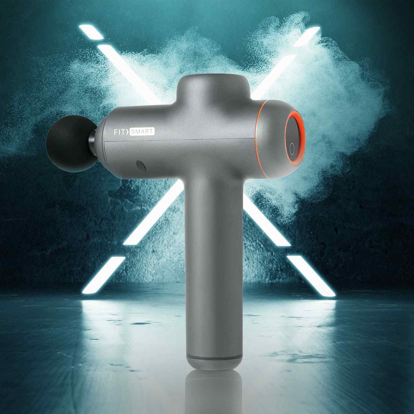 Fit Smart LED Touch Screen Massage Gun Grey