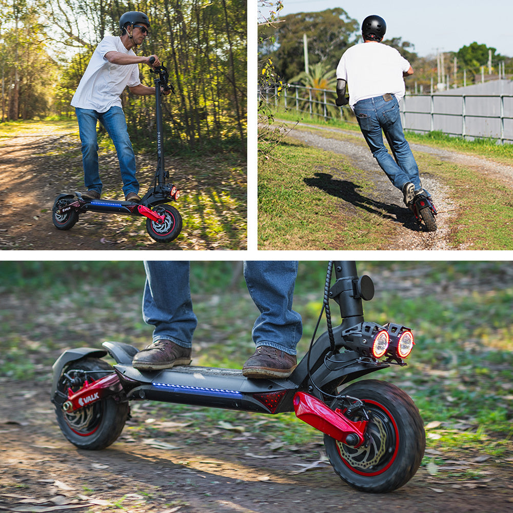 VALK Motor Electric Scooter RED/BLACK 1600W