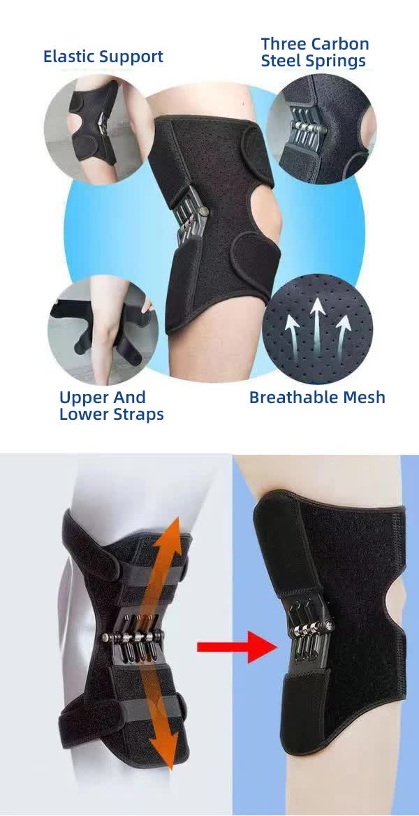 Adjustable Knee Brace Support X2 Black