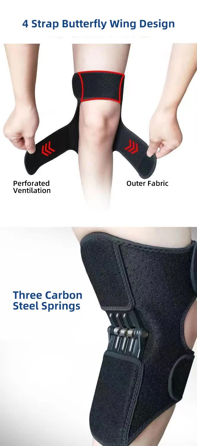 Adjustable Knee Brace Support X2 Black
