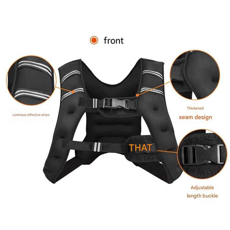 Weighted Vest (5KG) BLACK